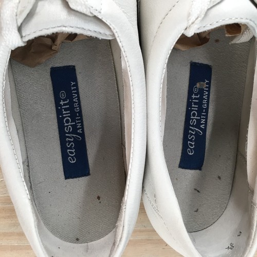 Easy Spirit Shoes Womens 8 B Motion Casual Lace Up Oxford Sneakers White Leather - Picture 12 of 15