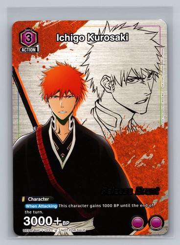 Ichigo Kurosaki UEPR/BLC-1-103 Union Arena TCG BLEACH RELEASE EVENT PROMO - Picture 1 of 2