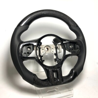 Real carbon leather08-15 Mitsubishi Evolution X Steering Wheel Evo10 Evo 10 BLK