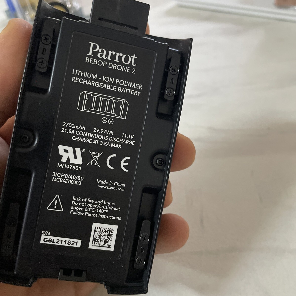 ★Parrot Bebop 2 POWER用 バッテリー★ Parrot Bebop 2 Drone Battery 2700mAh authentic genuine OPEN