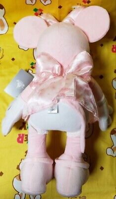 Disney Plush Sakura Minnie Mouse Pink Cherry Blossom Doll Disney Plush Sakura Minnie Mouse Pink Cherry Blossom Doll