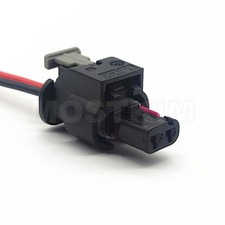 2-Pin A/C Compressor Connector Pigtail Plug Fit For Cadillac Chevy GMC 2015-2020