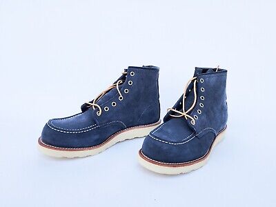 Red Wing X BEAMS 8854 Moc Toe Navy Abilene Roughout 8 E Red Wing X BEAMS 8854 Moc Toe Navy Abilene Roughout 8 E