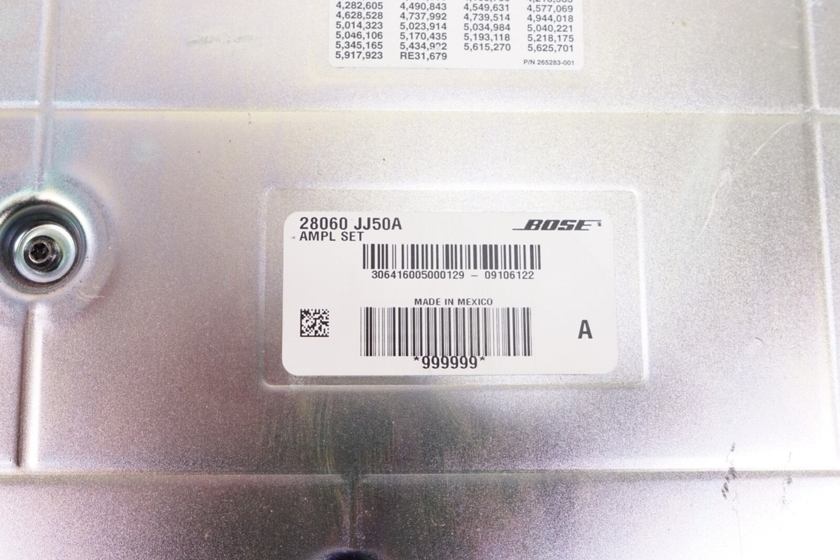 INFINITI G37 Convertible Amplifier AMP BOSE OEM 2009 | eBay
