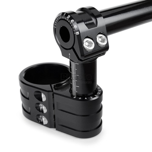 43mm CNC Risers Adjustable Clip-On Handlebar For BMW R NINE T Pure 2014-2022 - Foto 8 di 12