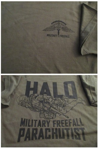 HALO Military FREEFALL Parachutist T 