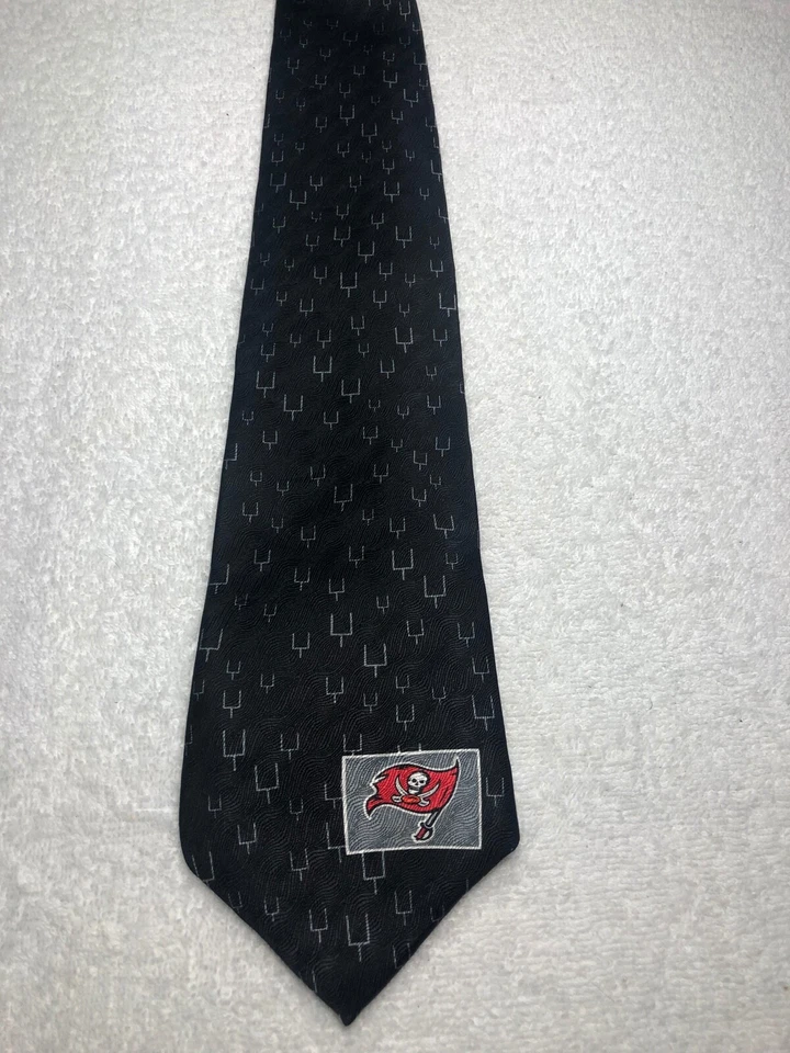 NFL HOMBRE CORBATA NEGRA CON TAMPA BAY BUCCANEERS 4 X 59 Foto 2 de 4