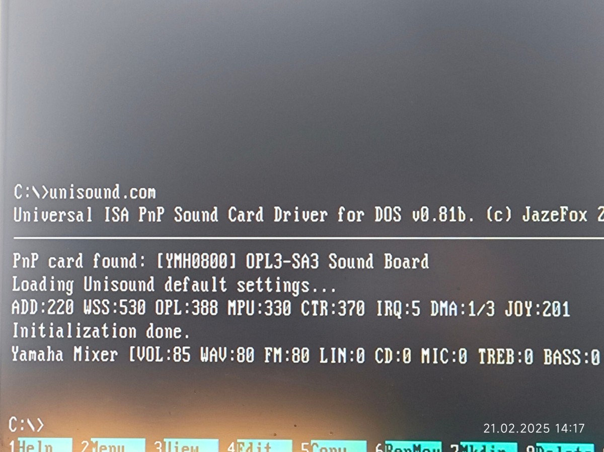 16-Bit ISA Sound Card Yamaha 3D MS719 YMF719B-S OPL3 for Retro 386