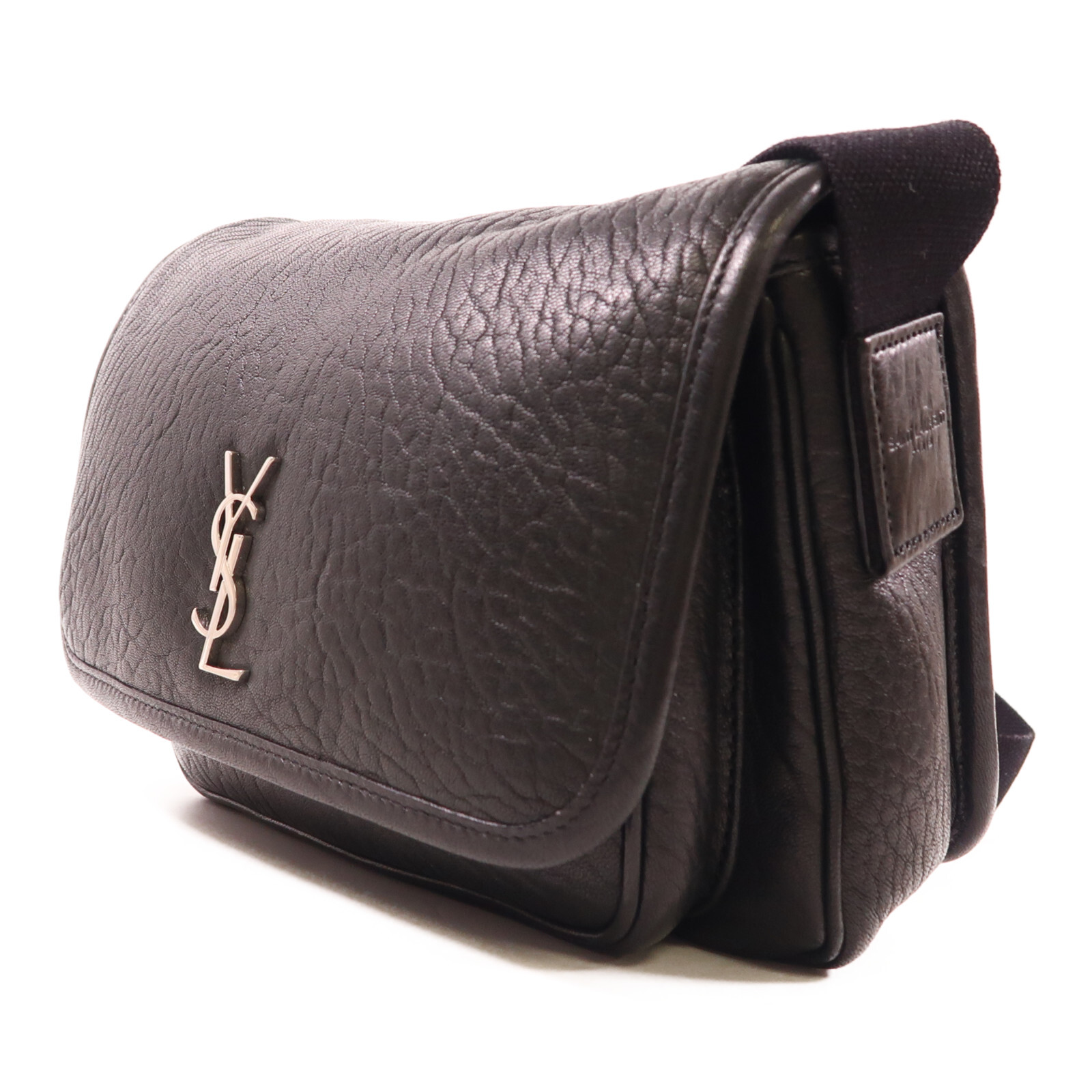 Borsa a tracolla SAINT LAURENT YSL SHW Niki Messenger 776611AAC3O1000 pelle di agnello