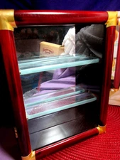 Beautiful! Magnifique Collector's Cabinet Hanging Miniature Curio Display Case