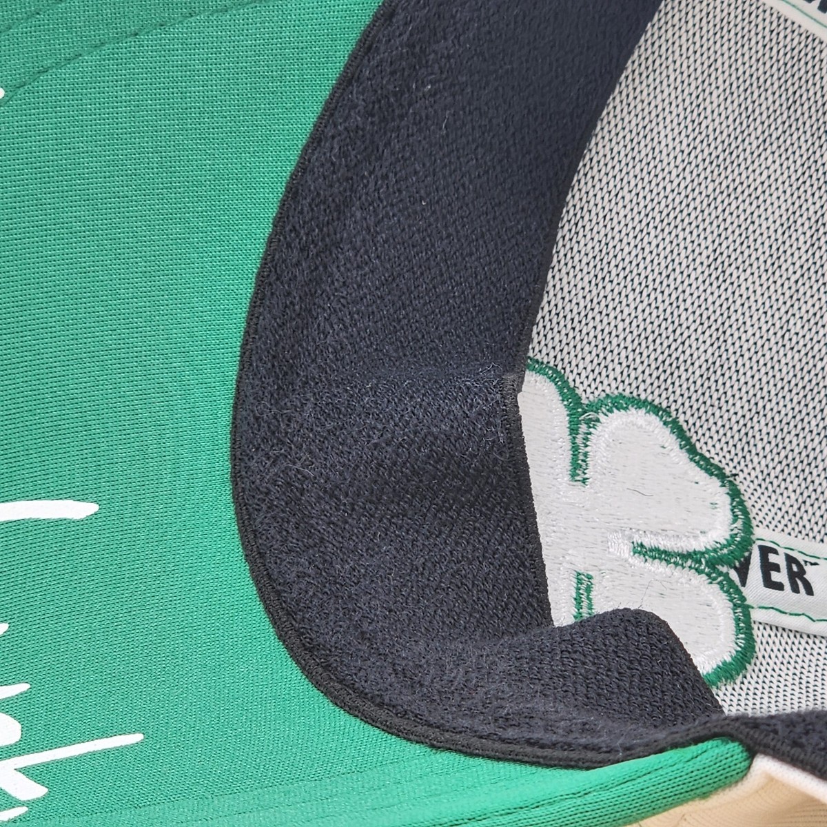 Chapeau Golf Chance Live Lucky Chapeau Trèfle Brodé Noir, Vert, Blanc