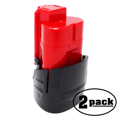 その他 SHOP 2-Pack 12V Lithium-Ion Battery for Milwaukee 2453 20, 2432 20