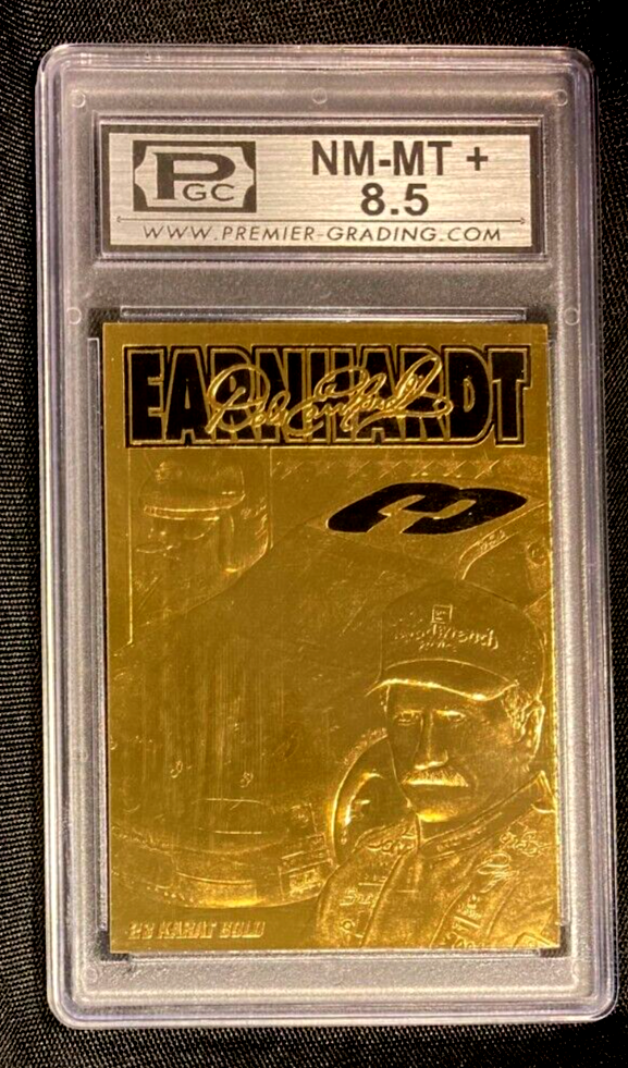 1996 Scoreboard 23 KT GOLD Serial No. 13488 Dale Earnhardt PGC 8.5