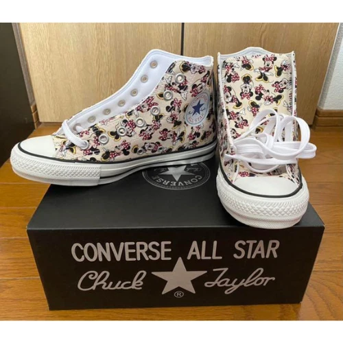 CONVERSE All Star High Cut Sneaker Minnie Mouse Women Size US 7.5