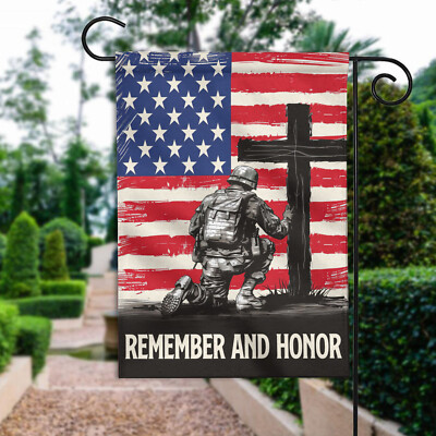 Memorial Day Remember And Honor Flag, Patriotic Flag, Thank You Veteran Flag