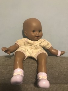 baby doll with bean bag body