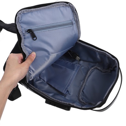 Waterproof Oxford Cloth Men's Breast Bag Man Travel Small Crossbody Anti Theft - Picture 10 of 12