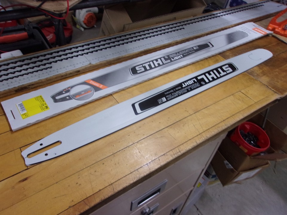 Stihl OEM 28" Light ES Guide Bar - 3/8 Pitch, .050 Gauge, 91DL For 046, 460, 500i