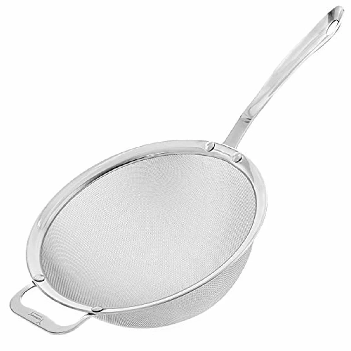 9" Kitchen Fine Mesh Strainer with Sturdy Handle and Wider Hook