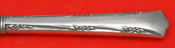 Сервер для тортов из чистого серебра Greenbrier от Gorham HH с нержавеющей сталью 10 1/2 дюйма - Изображение 3 из 4