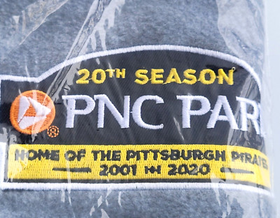 PIRATES 20th SEASON OF PNC PARK 1/4 ZIP PULLOVER 2001-2020 GRAY ADULT XL NEW