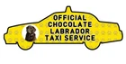 Funny CHOCOLATE LABRADOR Taxi Service Vinyl Car Decal Sticker Pet Dog Animal