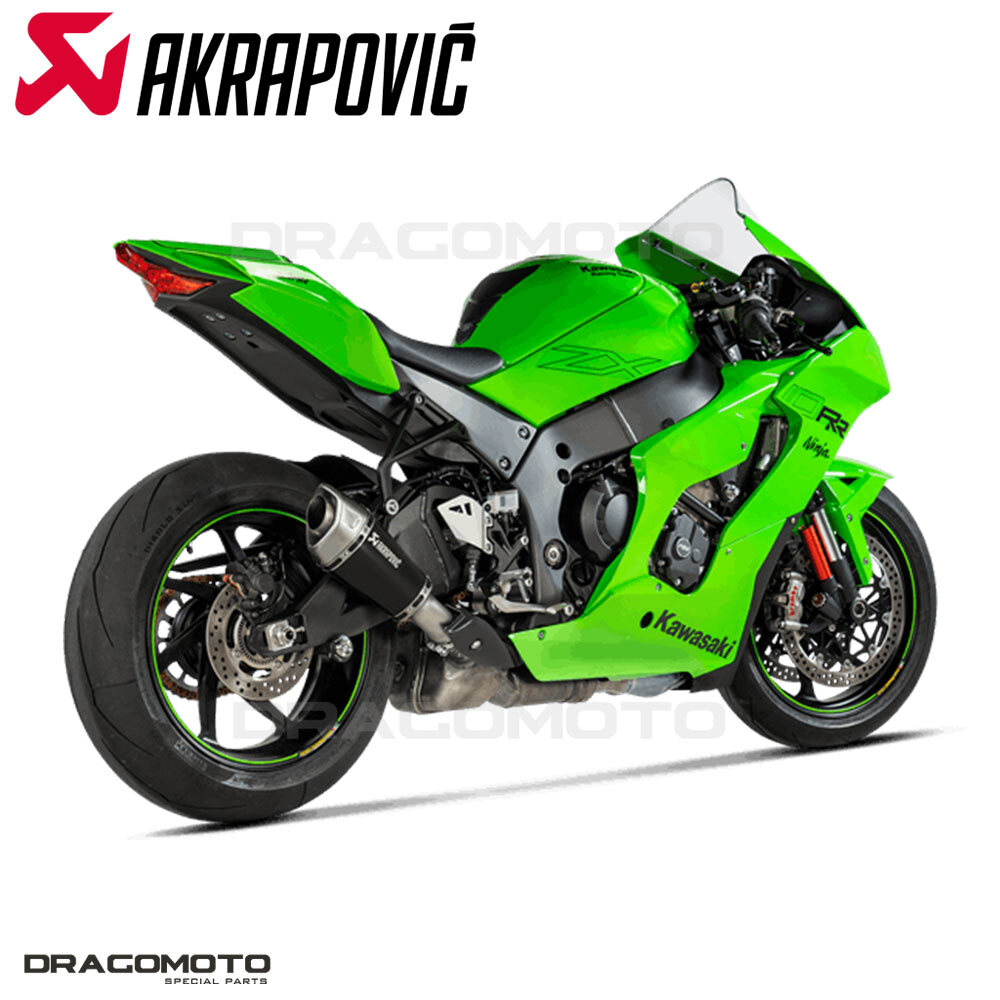 KAWASAKI ZX-10 R 2021-2023 Exhaust AKRAPOVIC Titanium Black KAWASAKI ZX-10 R 2021-2023 Exhaust AKRAPOVIC Titanium Black