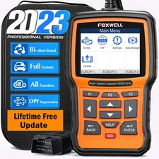 FOXWELL NT510 Elite Car Diagnostic Tool OBD2 Scanner Bidirectional Full System  