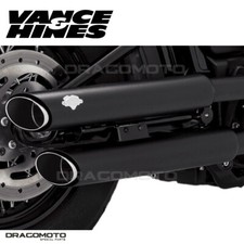 Harley FLFBS 1868 ABS Softail Fat Boy 114 2024 Twin Slash Pot échappement Van...