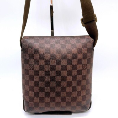 Authentic Louis Vuitton Damier Brooklyn PM Shoulder Cross Bag