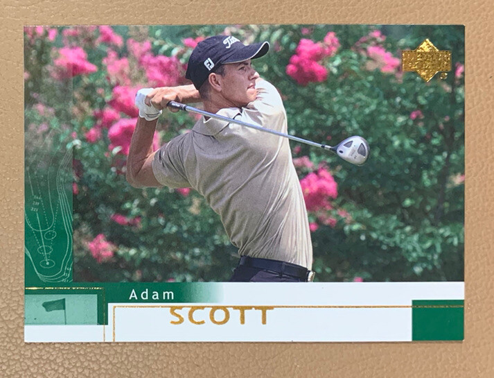 Adam Scott 2002 Upper Deck Golf Card #27