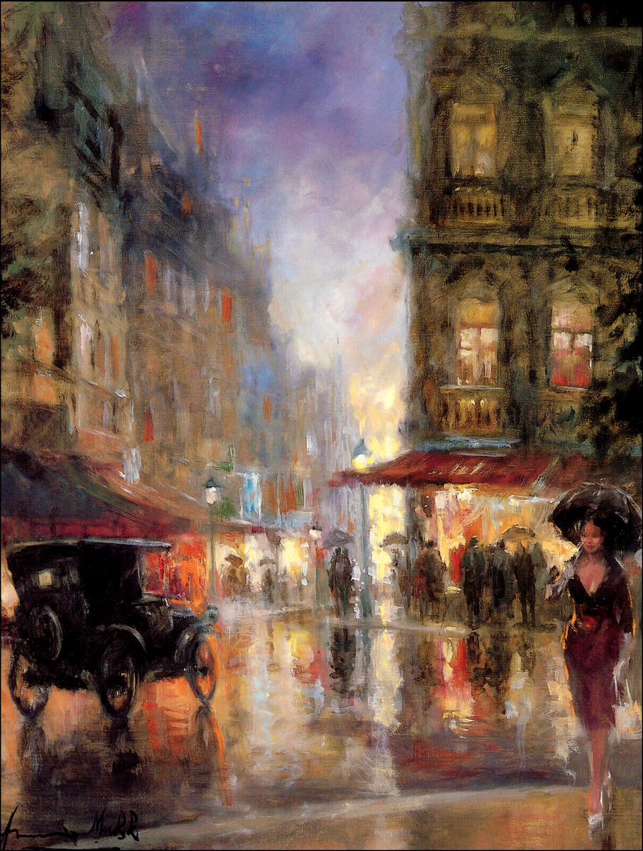 【F50号】sunday park サンデーパーク原画 oil painting A Framed San Francisco Painting -