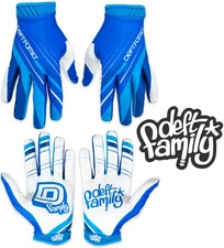 Deft Family Motocross MX Gloves Artisan Proper Blue White All Sizes bmx mtb bike