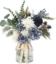 Fake Flowers in Vase, Artificial Flowers Arranment in Vase, Fake