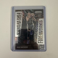 Panini 2025 Prizm WNBA Fireworks Rookie Insert Paige Bueckers Dallas Wings #14