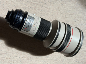 Canon FD 300mm f2.8 L Lens CLEAN (rear section rehoused: Sony B4 Mount Arri Cine