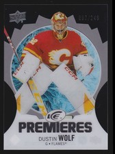 2023-24 Upper Deck Ice Dustin Wolf Rookie 097/249 Calgary Flames #237