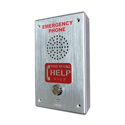 LeCall Emergency Dialer Elevator Phone ADA Auto Dial 911