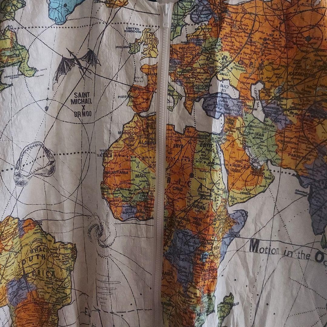 SAINT MICHAEL Dr. Woo World Map Pattern Paper Jac… - image 14