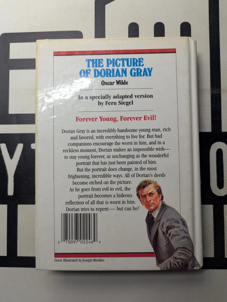 Great Illustrated Classics The Picture of Dorian Gray by Oscar Wilde 1995 HC VTG - Image 3 of 4