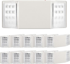 12 Pcs Led Emergency Lights With Battery Backup Ul Certified Fire Resistant