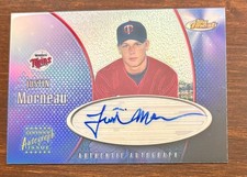 2001 Topps Finest Authentic Autograph #FA-JM Justin Morneau RC AUTO
