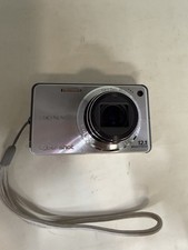 Sony Cyber-Shot 12.1 MP Compact Camera Silver w/ New Battery. Tested Works