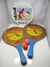 Vintage Sportcraft Rallyball 2 Paddles model 11038 - Made in Taiwan