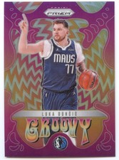 Luka Doncic 2024-25 Panini Prizm #19 Groovy C...