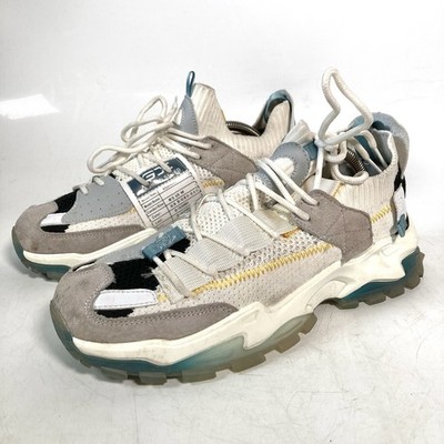 Fashion Speed 3X Trend klobige weiße Turnschuhe UK 8 Herren AGBN069-21