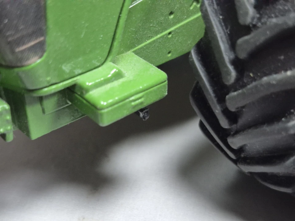 Tracteur Miniature 1/32 Siku John Deere Avec Remorque (Manque Des Pièces) - Photo 3/4