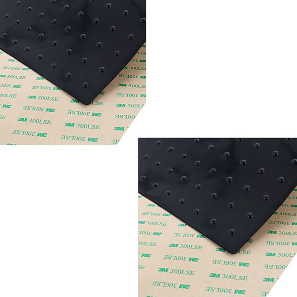 2X Seiten-Tankpad Platte Motea Grip 48X48 Cm Schwarz Spar-Set-image