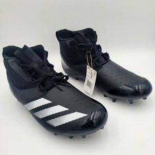 adidas ADIZERO Chaos Lineman Football Cleats Men's Size 12 Black IH0549 NEW