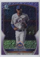 2023 Bowman Chrome Prospects Purple Shimmer Refractor Alex Ramirez Ramírez 11cz